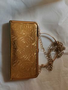 Sparkling Gold Clutch Bag