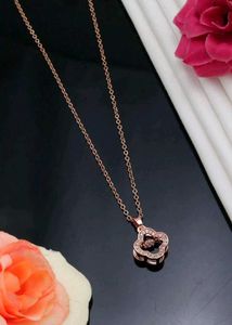 Sparkling pendant with Ball chain for girls and wo
