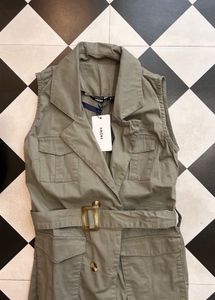 Sleeveless Trench Dress