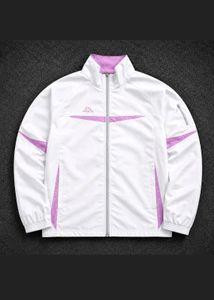 Kappa White & Purple Track Jacket