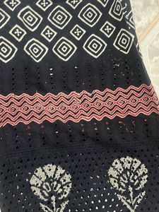 Stylish Black Palazzos with Unique Print