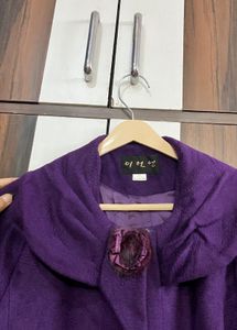 Vibrant Purple Women's Coat