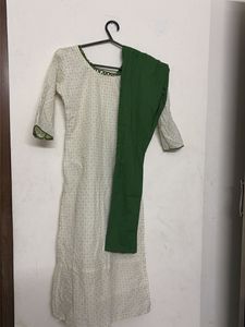 White Printed Kurta