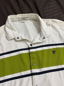 Men's Striped Short Sleeve Shirt