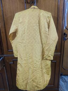 Blue &amp; Yellow Print Kurta For Festive Season 36 Size