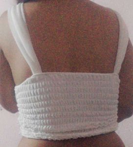 White Lace Corset Top