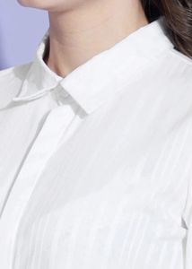 Classic White Striped Shirt