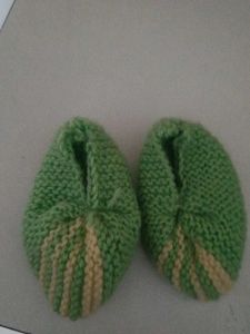 Handmade Baby Booties