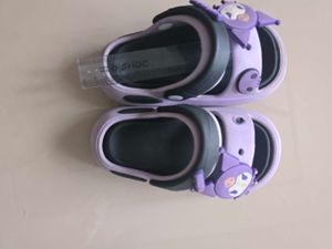 Cute Purple Cartoon Character Sandals