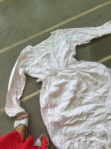 White Eyelet Midi Dress