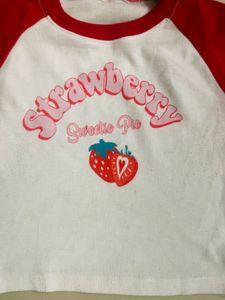 Strawberry Crop Top