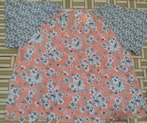 Floral Peach Top