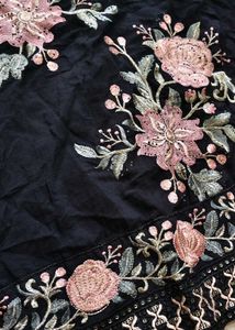 Embroidered Black Kurti