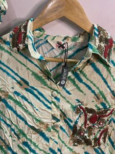 Stylish Printed Kurta with Pants