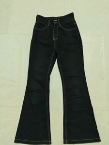Flared Black Jeans