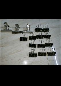 SET OF 15 Binder Clips Assortment
