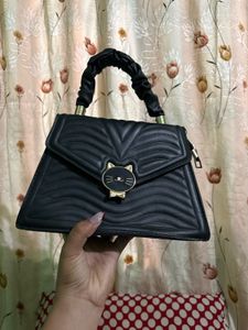 Cute Black Cat Handbag