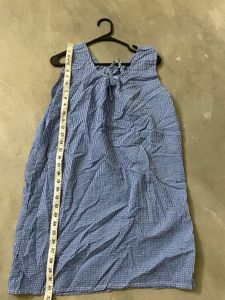 Blue Gingham Sleeveless dress