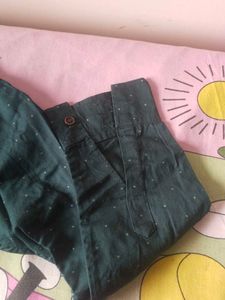 new boys  Green Dotted Shirt
