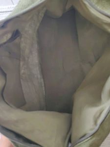 Green canvas Tote Bag