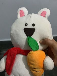 Cute Bunny Plush Toy with Carrot