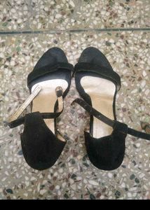 Velvet heels