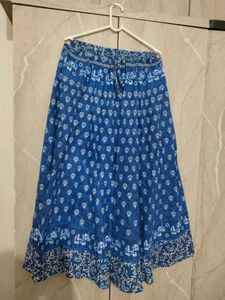 Blue long Skirt