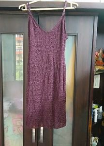 Lace Bodycon Dress - M/L Size