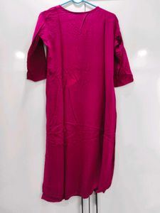 Soch Vibrant Pink Embroidered Kurta
