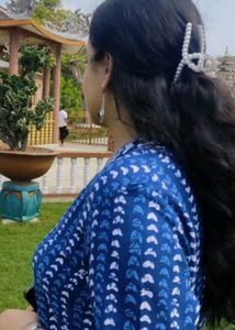 Elegant Blue Printed Kurta