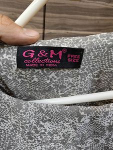 !price drop! Gray Printed Mini Dress