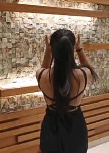 Backless Black Dress Xs