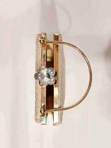 Elegant Rose Gold Clutch Bag