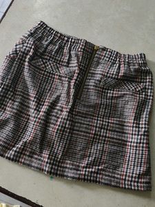 Plaid Mini Skirt