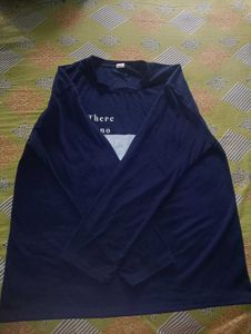 Navy Blue Long Sleeve T-Shirt
