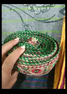 Embellished saree border Fabric Rolls