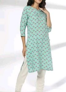 Aqua Printed Kurta comfortable for summer