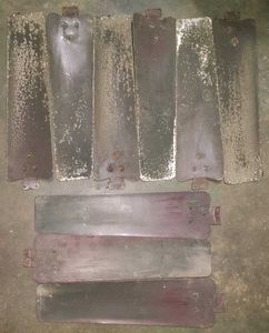 Vintage Ceiling Fan Blades - 3 Sets Of 9 Blade