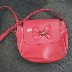 Red Colour Sling Bag For Women