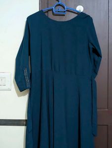 Elegant Teal Ethnic Gown