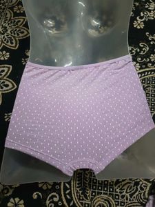 Cute Polka Dot Briefs with Floral Detail