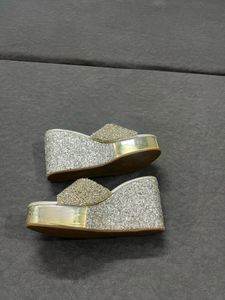 Sparkly Wedge Heels