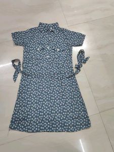 Charming Floral Print Mini Dress
