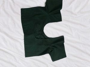 Elegant Dark Green Blouse