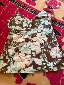 Floral Print Cami Top y2k