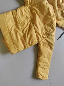 Yellow Jacket With Hoodie