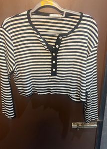 Striped Crop Top