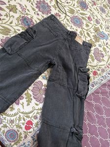 Gray Cargo Jeans