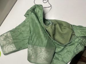 Elegant Green Silk Saree