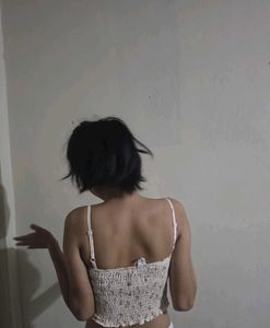 Floral Smocked Crop Top